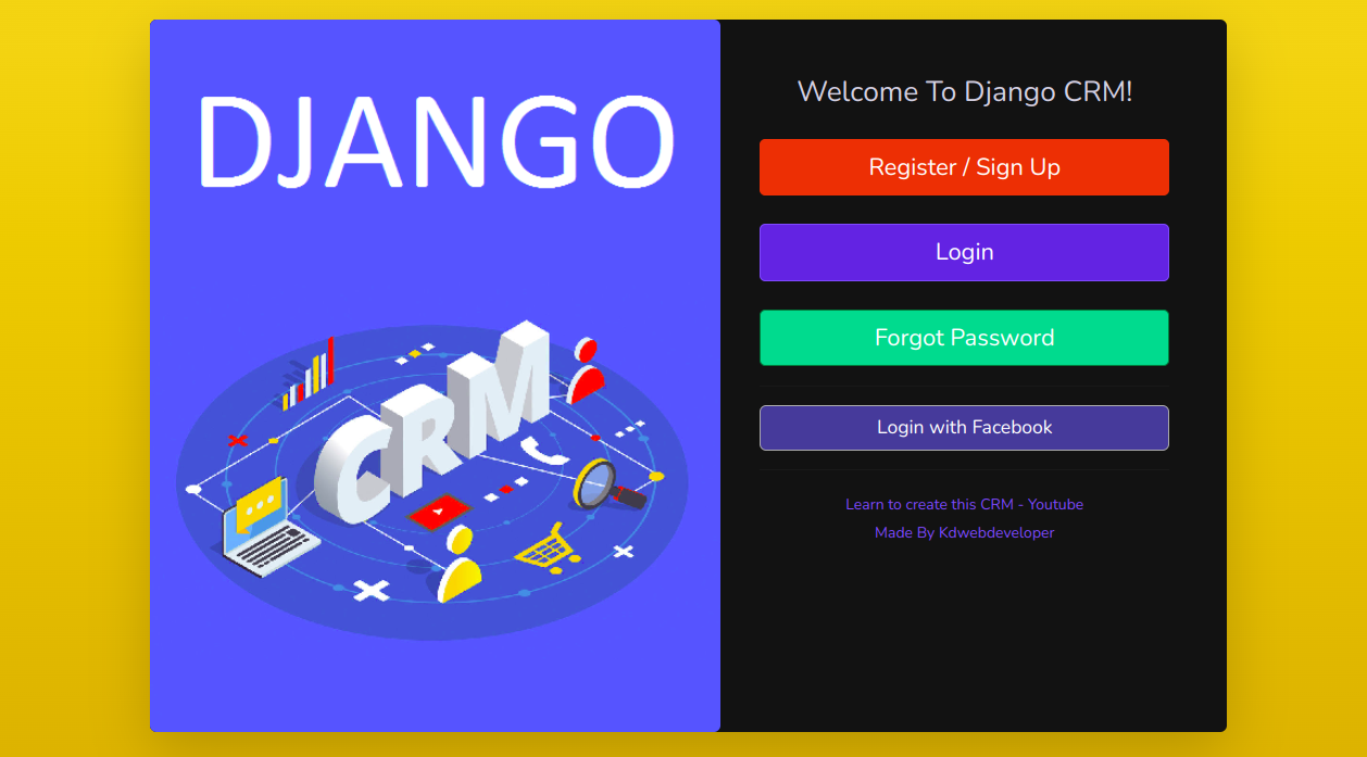 django-CRM-app